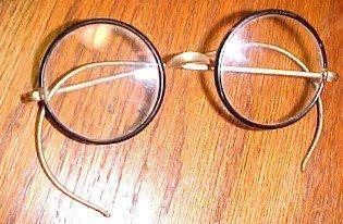 12K & Bakelite VINTAGE Eye Glasses SPECKS - Jewelry