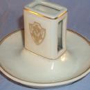 Porcelain Hotel DESHLER Matchholder - Advertising