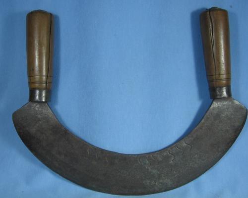 antique HUGE oversize 2 Handle Food Chopper - Country Store Tool