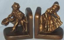 Nuart Cast Metal WEDDING CHILDREN Bookends - Metalware