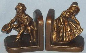 Nuart Cast Metal WEDDING CHILDREN Bookends - Metalware