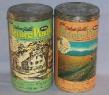 Two Jigsaw Puzzles in Original Round Boxes - Toys
