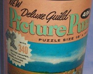 Two Jigsaw Puzzles in Original Round Boxes - Toys