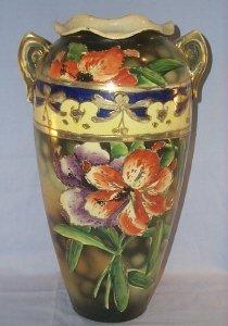 Large Oriental Pottery Vase - Porcelain