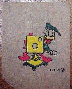 Donald Duck & Goofy Decals 1950 - Paper
