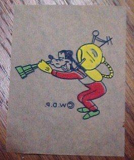 Donald Duck & Goofy Decals 1950 - Paper
