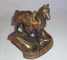 Cast Metal SADDLED HORSE Pipeholder - Tobacciana