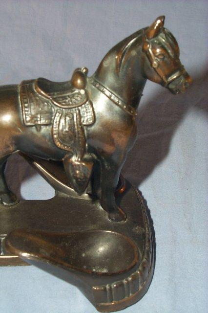 Cast Metal SADDLED HORSE Pipeholder - Tobacciana