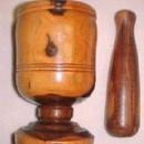 Lignum Vitae Wood Pistle & Mortar - Miscellaneous
