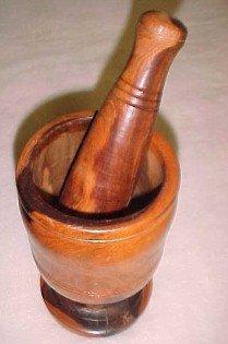 Lignum Vitae Wood Pistle & Mortar - Miscellaneous