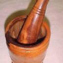Lignum Vitae Wood Pistle & Mortar - Miscellaneous
