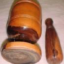 Lignum Vitae Wood Pistle & Mortar - Miscellaneous