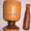 Lignum Vitae Wood Pistle & Mortar - Miscellaneous