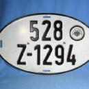 Vintage old Metal AUTOMOBILE LICENSE