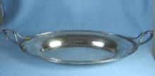 vintage Silverplate Handled BREAD TRAY