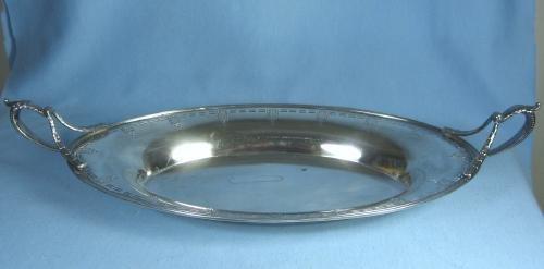 vintage Silverplate Handled BREAD TRAY