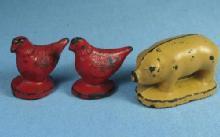 vintage Antique Rubber FARM ANIMAL Toy Group
