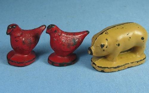 vintage Antique Rubber FARM ANIMAL Toy Group