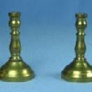 Miniature Doll House four BRASS CANDLESTICK Group - toy