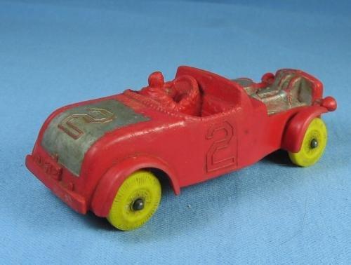 vintage AUBURN Rubber Roadster Race Car - Antique Toy