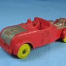 vintage AUBURN Rubber Roadster Race Car - Antique Toy