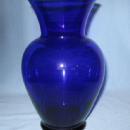 Cobalt Blue Glass Vase - Large Vintage