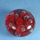 St. Clair Art Glass PAPERWEIGHT - Large Controled Air Bibble ~ Signed