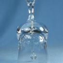 old vintage Orrefors Kosta Crystal Glass HAND BELL signed Ana Warff