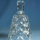 old vintage WATERFORD Cyrstal Hand BELL signed glass