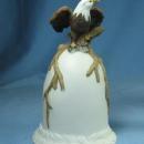 EAGLE HAND BELL - Figural Porcelain Pottery