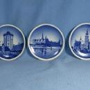 Royal Copenhagen Denmark Porcelain Miniature Plate GRoup