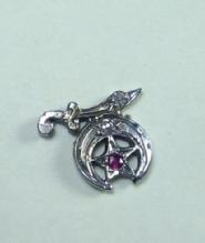Masons Collar Pin Brooch - Estate Jewelry