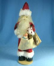 Cornshuck SANTA Doll - Folk Art Corn Shuck Creation