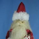 Cornshuck SANTA Doll - Folk Art Corn Shuck Creation