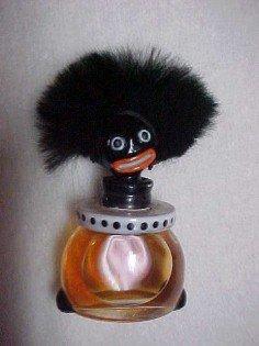 Golli Golliwogg Perfume Bottle - Glass