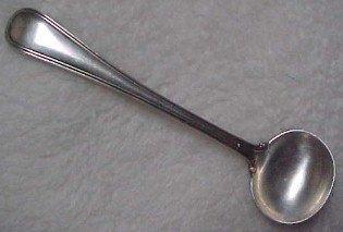 Sterling MASTER Salt Spoon Sheffield - Silver