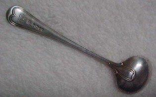 Sterling MASTER Salt Spoon Sheffield - Silver