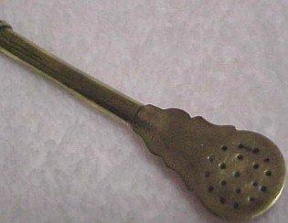 Tea Infuser Brass Mate /Bombilla Straw - Metalware