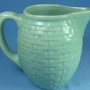 Weller Art Pottery PIERRE Basketweave Milk Pitcher
