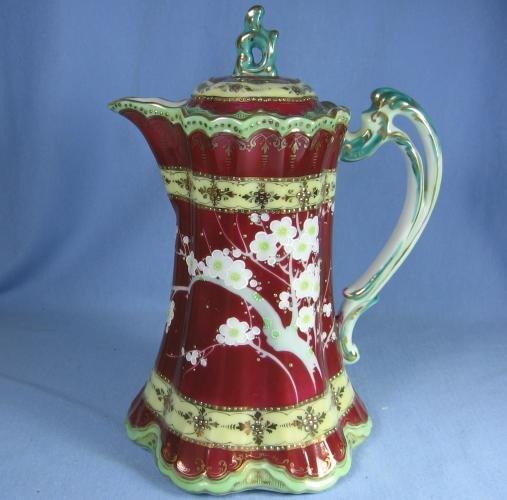 Nippon Porcelain CHOCOLATE Pot - Antique Porcelain