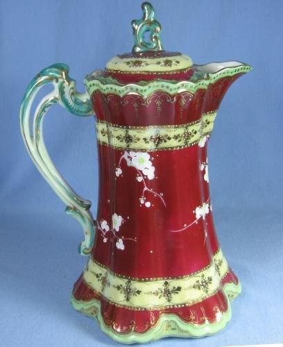 Nippon Porcelain CHOCOLATE Pot - Antique Porcelain