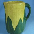 Yelloware Yellow ware Pottery CORN Pitcher - Stoneware pottery