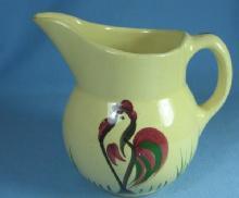 Watt Pottery ROOSTER Pitcher - Vintage Pottery