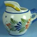 Henriot QUIMPER France Pitcher - Vintage Porcelain Pottery