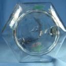 old vintage Hand Painted Victorian Glass Tankard PITCHER Decorated with Painted DAISY