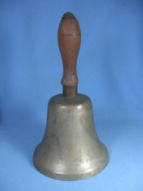 Brass SCHOOL BELL Hand Bell - metalware