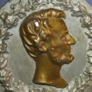 ABE LINCOLN Cast Metal Bookends - Metalware