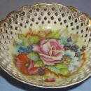 OCCUPIED JAPAN Open Lace Porcelain Bowl