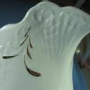 Ironstone Water PITCHER - Blue Decoration Stoneware Pottery
