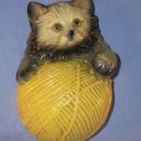 Cat on a Ball of String STRINGHOLDER - Pottery
